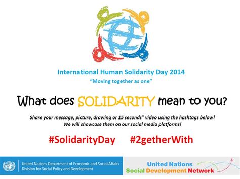 International Solidarity Day Who Are You Moving 2getherwith