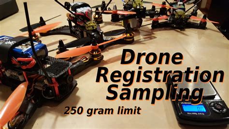 drone registration sample quad weights youtube