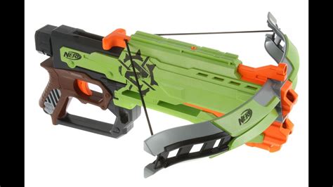 Nerf Zombie Strike Crossfire Bow Unboxing And Review Youtube