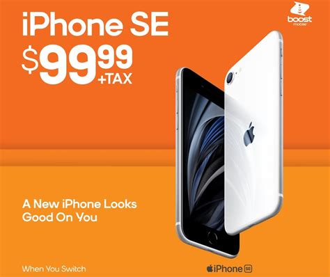 boost mobiles october  deals include  iphone se