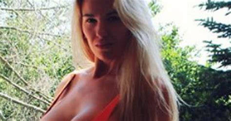 Paddy Mcguinness’ Wife Takes Micro Bikini Trend Up A Notch In Red Hot