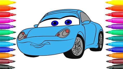 drewing cars  sally coloring pages  kids   paint cars