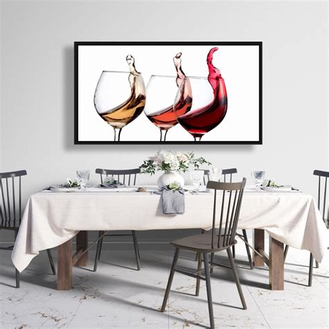 Limited Edition Wine Wall Art 2 Framed Print On Canvas By Begin Edition