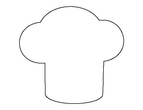 printable chef hat template printable templates