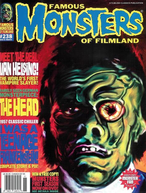 famous monsters of filmland magazine fm 238 new uncirculated