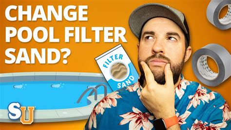 change  sand   pool filter swim university youtube