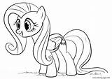 Pony Coloring Little Pages Fluttershy Printable Draw Print Color Ausmalbilder Prints Step Book Library Paper Clipart Cartoon Main Drawing Popular sketch template