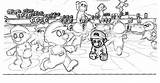 Mario Super Galaxy Coloring Pages sketch template