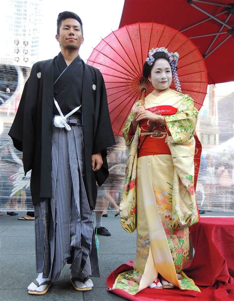 Couple In Traditional Japanese Attire Matsuri Toronto