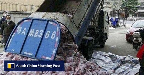wuhan sacks officials after pork deliveries are tipped into street from