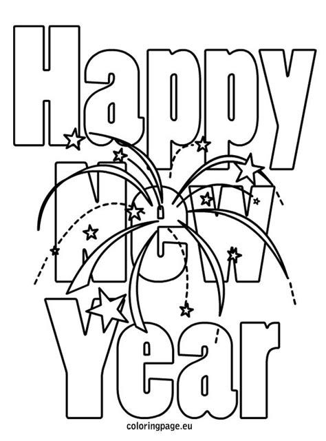 happy  year coloring pictures  year coloring pages  year