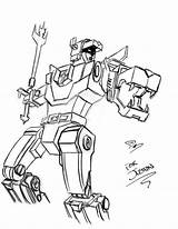 Voltron Lions Kimberly Tlingit sketch template
