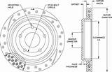 Rotor Bk Wilwood Dimension Diagram Rotors Drilled sketch template