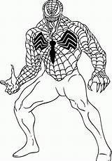 Coloring Pages Spiderman Venom Lego Spider Man sketch template