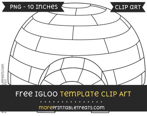 igloo template clipart clip art templates igloo