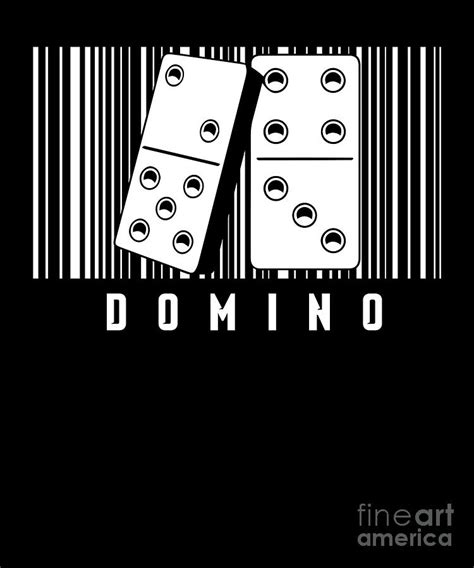 bar code domino dominoes tiles puzzler game gift digital art  thomas larch fine art america