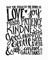 Coloring Spirit Fruit Pages Printable Scripture Patience Joy Bible Clipart Goodness Quotes Kindness Gentleness Peace Self Control Faithfulness Library Popular sketch template