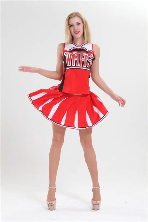 free shipping ladies glee cheerleader costume school girl full outfits fancy dress uniform plus
