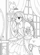 Anime Dibujos Coloring Aniyuki sketch template