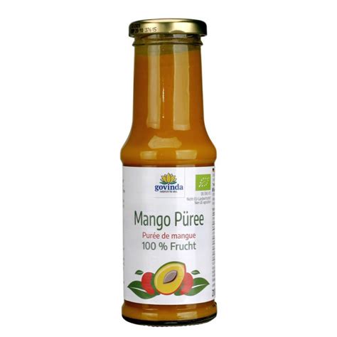 govinda mango pueree fruchtmark ml vegan guenstig bestellen