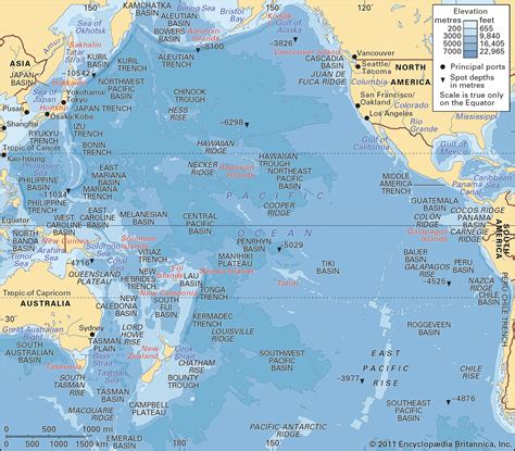 map   pacific ocean map   world