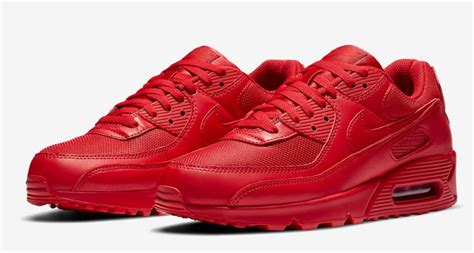 Nike Air Max 90 “triple Red” Cz7918 600 Release Date Nice Kicks