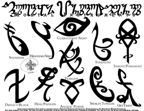 runes mortal instruments photo  fanpop