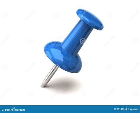 blue pin stock illustration illustration  fastener