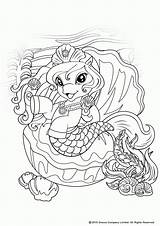 Coloring Filly Pages Pony Mermaid Popular Library sketch template
