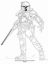 Mandalorian Coloring Pages Printable Boys Color Recommended Kids sketch template