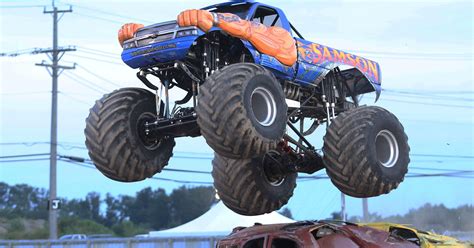 monster trucks   county fair    time  year