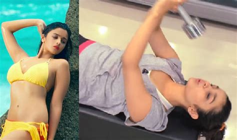 drooling over alia bhatt s sexy body know her fitness secrets watch video entertainment
