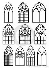 Kirchenfenster Gotik Malvorlage Fenster Malvorlagen Gothische Ausdrucken Gotische Gotico sketch template