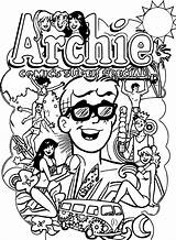Coloring Archie Comics Pages Hippie Wecoloringpage Colouring sketch template