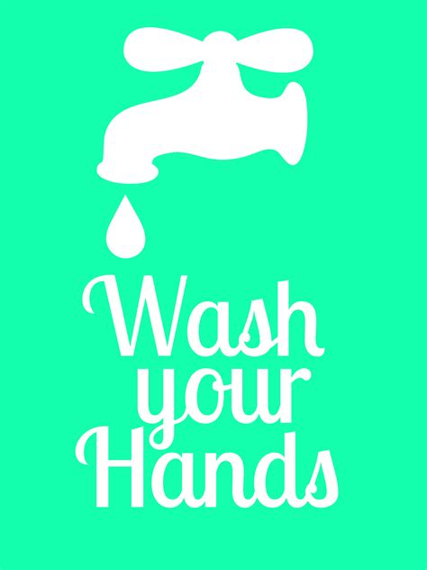 printable bathroom signs wash  hands     printablee