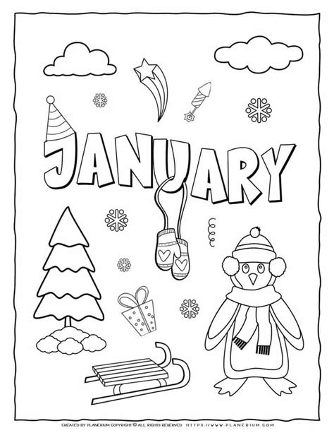 january coloring page planerium coloring pages  year coloring