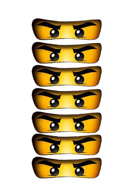 ninjago eyes printable  printable templates