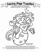 Coloring Mermaid Drawing Pages Dulemba Tuesday Kids Mermaids Drawings Getdrawings Felt Something Why Today Just Library Clipart Books sketch template