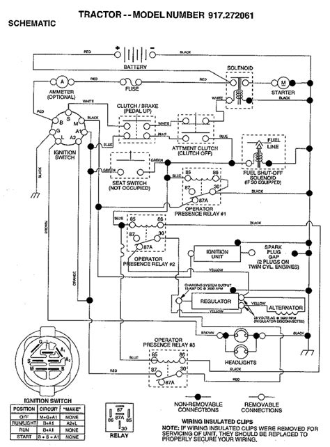 wiring diagram   lt craftsman mower kohler