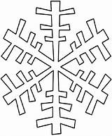 Snowflake Printouts sketch template