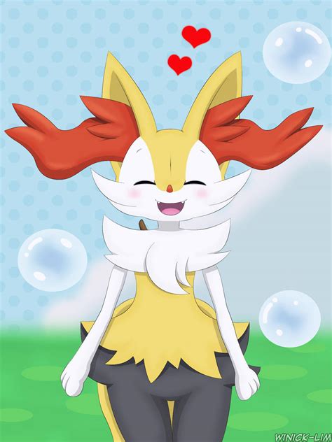 braixen refresh by winick lim on deviantart