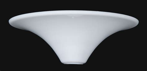 Stiffel Style Opal Glass Torchiere Lamp Shade 09086 Bandp