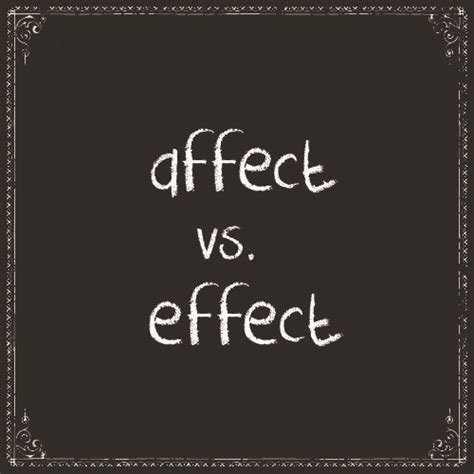 affect  effect   correct word  time confusing words