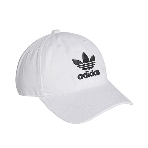 adidas originals trefoil cap white black hlstorecom highlights