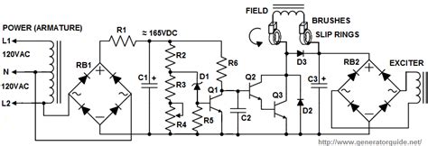 generator exciter wiring diagram