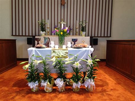 easter communion table  united church  christ