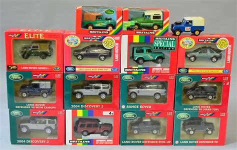 britains diecast model land rovers