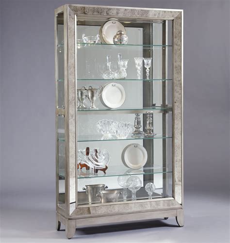 pulaski furniture curios platinum side entry curio cabinet