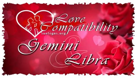 Gemini Libra Love Compatibility Sun Signs