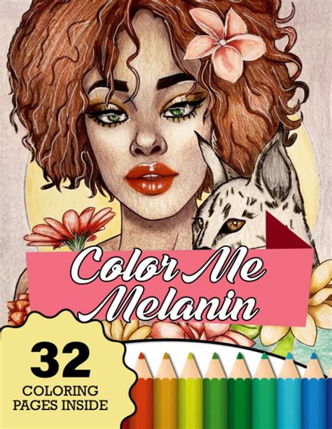 color  melanin  coloring book pages melanin magic coloring books